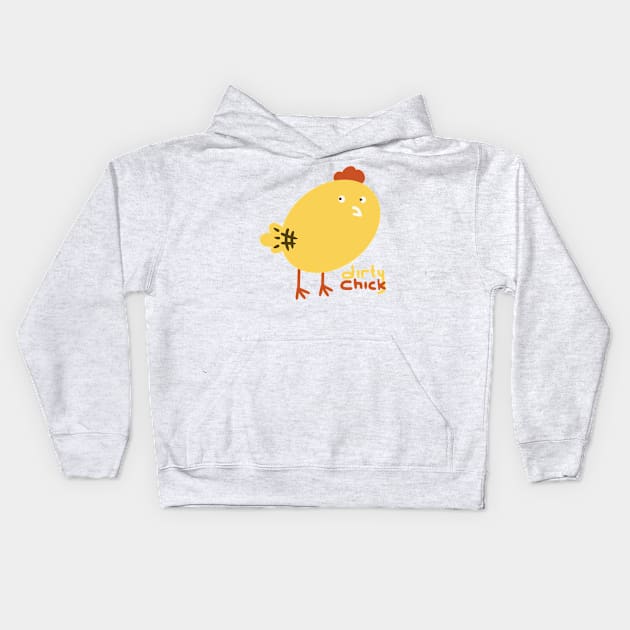 Cute chick Kids Hoodie by RiyanRizqi